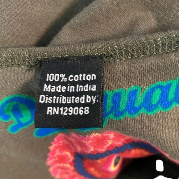 Desigual shift dress tunic size XL shimmer boho - Picture 5 of 7